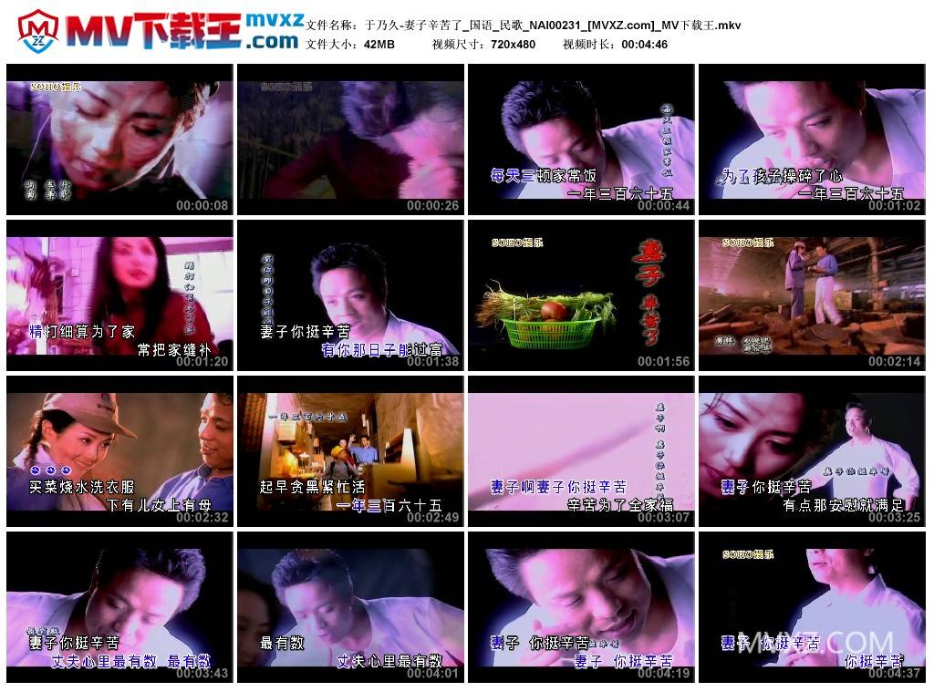 于乃久-妻子辛苦了_国语_民歌_NAI00231